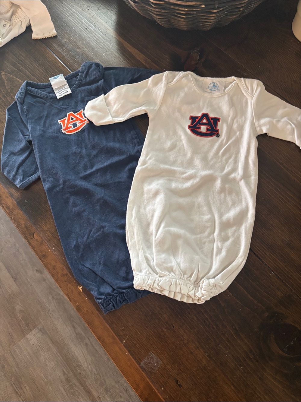Auburn University Infant Gowns - Navy & White (2)